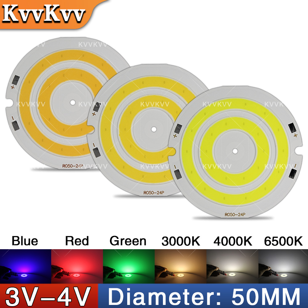 Aquarium Light - 3 فولت 4 فولت جولة COB