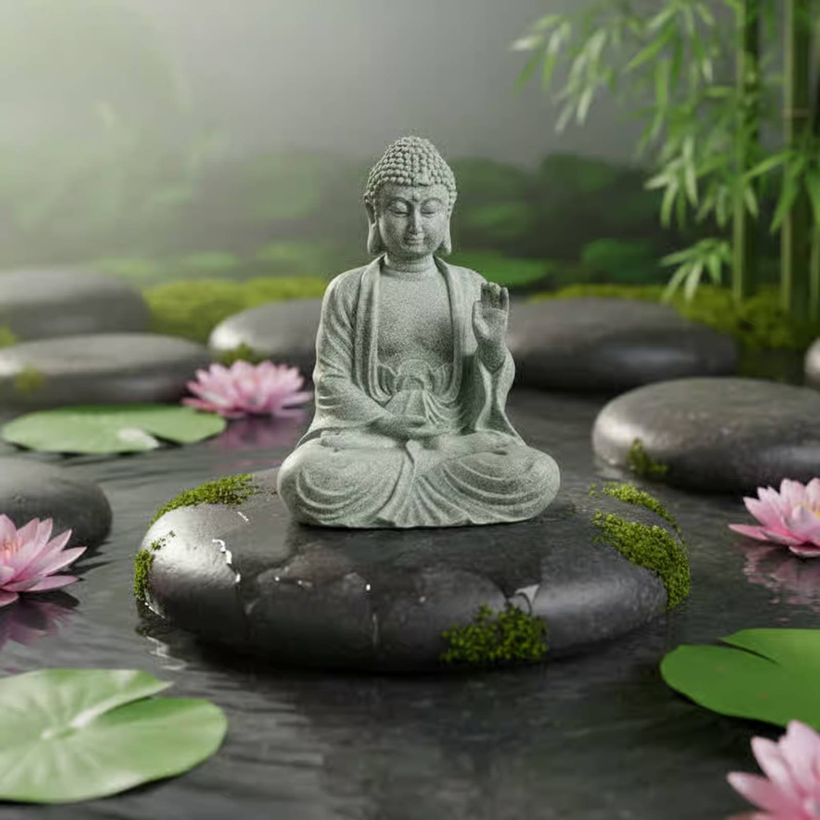مجموعة من 3 قطع تماثيل بوذا ال - مراجعة Aquarium Decor وسعره