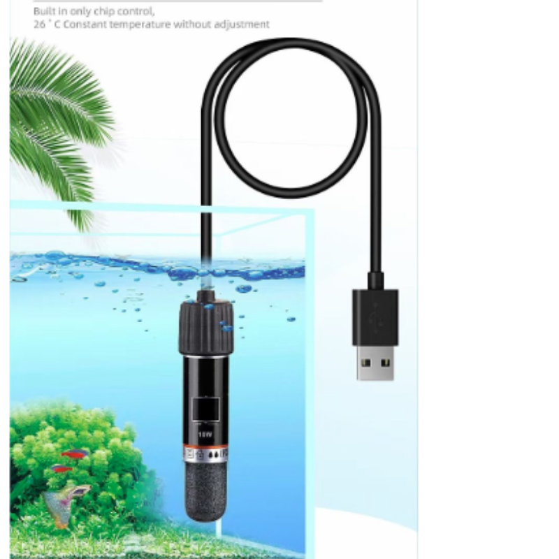 عصا تسخين صغيرة للأحواض المائي - مراجعة Fish Tank Heater وسعره