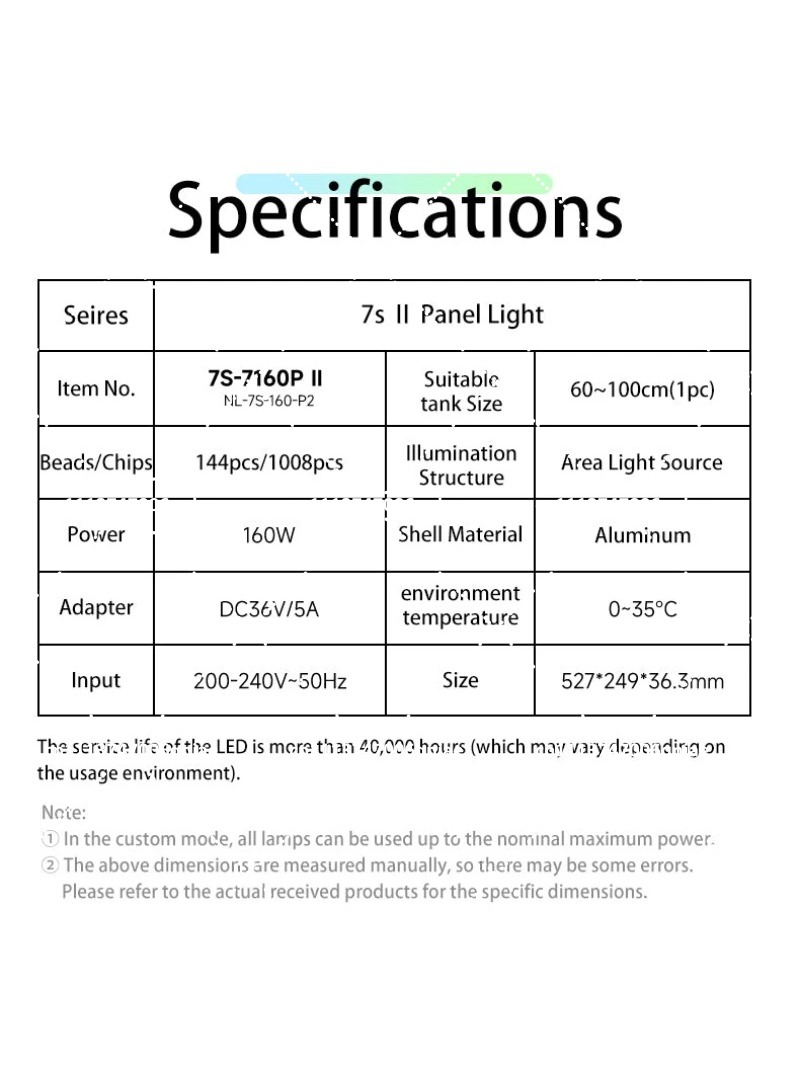 إضاءة LED للأحواض المائية بقوة - مراجعة Aquarium Light وسعره